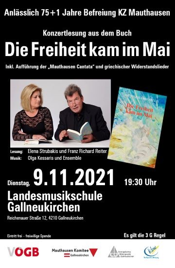 Konzertlesung 9November 2021 Mauthausen Komitee Gallneukirchen