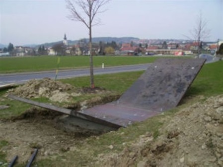 Bauarbeiten Mahnmal für den Frieden Mauthausen Komitee Gallneukirchen 2