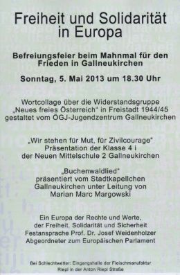 Plakat 5 Mai 2013