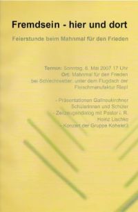 Plakat 6 Mai 2007