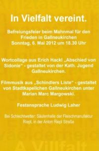 Plakat 6 Mai 2012