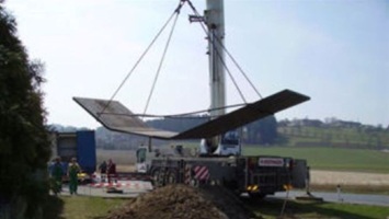Bauarbeiten Mahnmal 2005